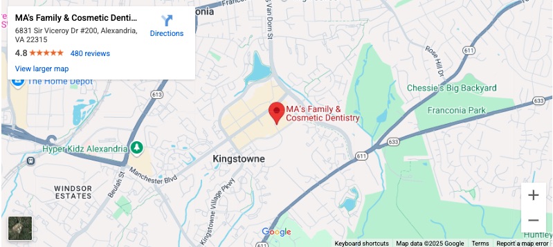 MAS family dentistry map