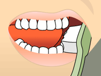 teeth brushing instructions 1
