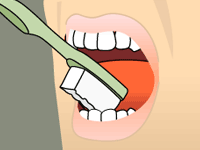 teeth brushing instructions 4